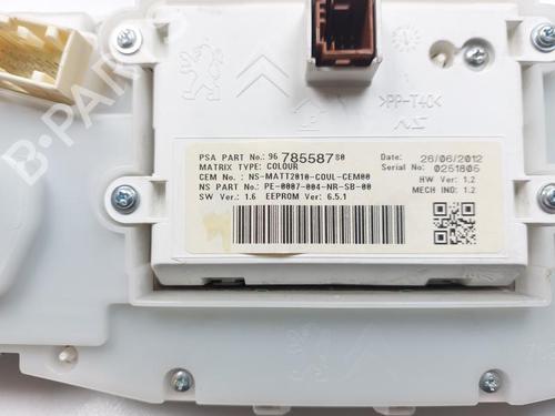 Instrument cluster PEUGEOT 208 I (CA_, CC_) 1.2 VTI 82 | BP29448083C47 