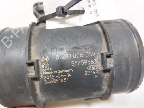 Mass air flow sensor LANCIA YPSILON (312_) 1.3 D Multijet (312.YXE1A, 312.YXU1A) | BP30802551M95 