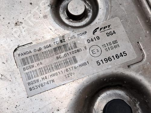 Engine control unit (ECU) FIAT PANDA (312_, 319_) 0.9 (312PXG1A) | BP35750619M57  - Image 5