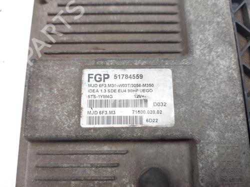 Engine control unit (ECU) LANCIA MUSA (350_) 1.3 D Multijet (350.AXG11, 350.AXG1A) | BP28014671M57 