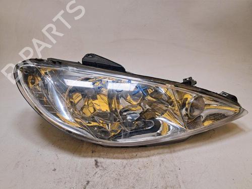 Used Right headlight Right headlight PEUGEOT 206 Hatchback (2A/C) 1.4 HDi eco 70 (68 hp) 33752501 33752501
