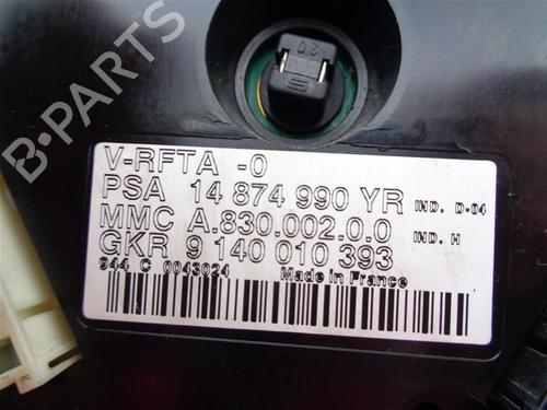 Climate control FIAT ULYSSE (179_) 2.0 (179BXA11, 179BXA1A) | BP15140255I5 