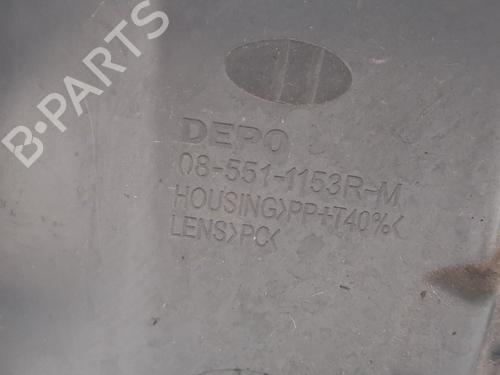 Right headlight DACIA LOGAN MCV (KS_) 1.6 (KS0B, KS0D, KS0F) | BP39738948C29 - Image 5