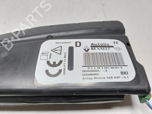 Høyre sete kollisjonspute RENAULT CAPTUR I (J5_, H5_) 0.9 TCe 90 | BP30802374C14