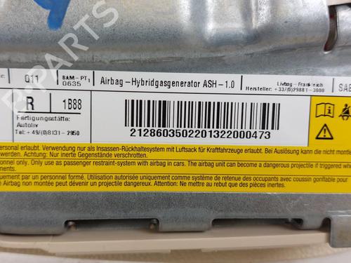 Right seat airbag MERCEDES-BENZ CLS (C218) CLS 250 CDI / BlueTEC / d (218.303, 218.304) | BP15173134C14 
