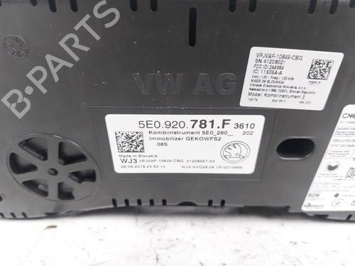 Instrument cluster SKODA OCTAVIA III Combi (5E5, 5E6) 2.0 TDI 4x4 | BP22954864C47 