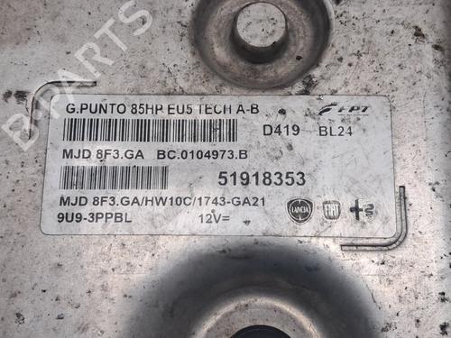 Engine control unit (ECU) FIAT PUNTO (199_) 1.3 D Multijet | BP38642034M57 - Image 5
