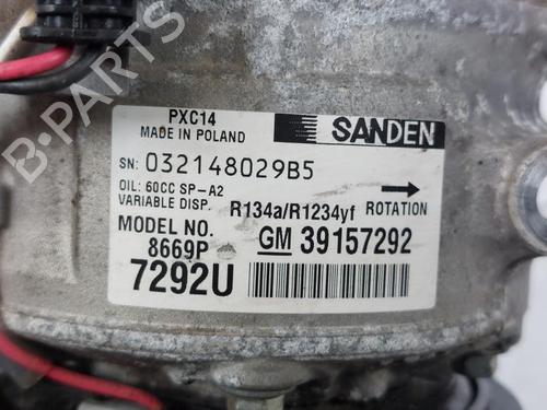 AC compressor OPEL ASTRA K Sports Tourer (B16) 1.4 CNG (35) | BP15163108M34 