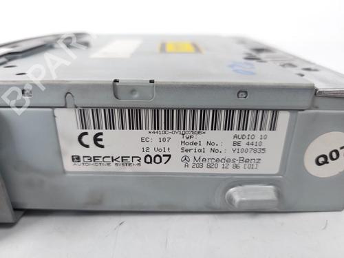 Bilradio MERCEDES-BENZ C-CLASS (W203) C 200 Kompressor (203.045) | BP19059139E6 