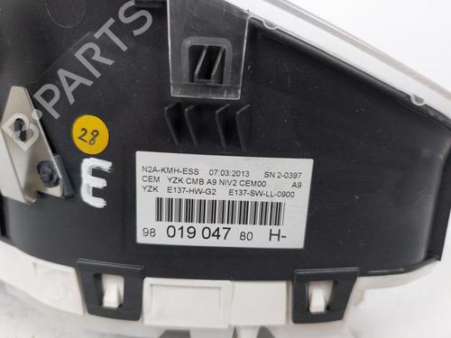Instrument cluster PEUGEOT 208 I (CA_, CC_) 1.2 VTI 82 | BP15162986C47 
