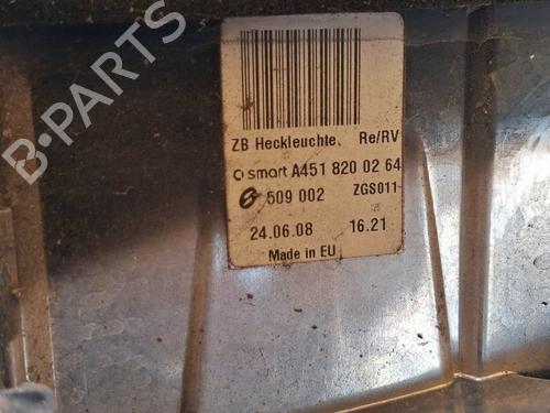 Right taillight SMART FORTWO Coupe (451) 0.8 CDi (451.300) | BP40491958C35 - Image 4