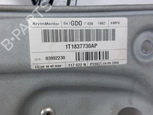 Front right window mechanism VW TOURAN (1T1, 1T2) 2.0 TDI 16V | BP16008085C23 