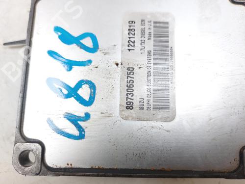 Engine control unit (ECU) OPEL ASTRA G Estate (T98) 1.7 DTI 16V (F35) | BP29584209M57 