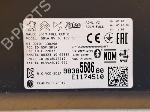 Engine control unit (ECU) DS DS 3 / DS 3 CROSSBACK (UR_, UC_, UJ_) 1.5 BlueHDi 100 (UCYHYJ) | BP36694302M57 - Image 5