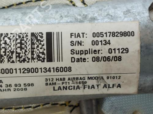 Right curtain airbag FIAT 500 (312_) 1.3 D Multijet (312AXB1A) | BP23881756C12 