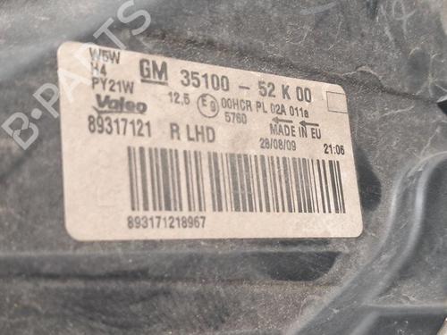 Right headlight OPEL AGILA B (H08) 1.0 (F68) | BP33752563C29 - Image 5