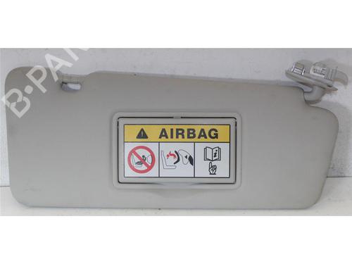 Used Right sun visor RENAULT MEGANE III Grandtour (KZ0/1) 1.5 dCi (KZ09, KZ0D, KZ1G, KZ29, KZ14, KZ1W, KZ10, KZ1F,... (110 hp) 15142704