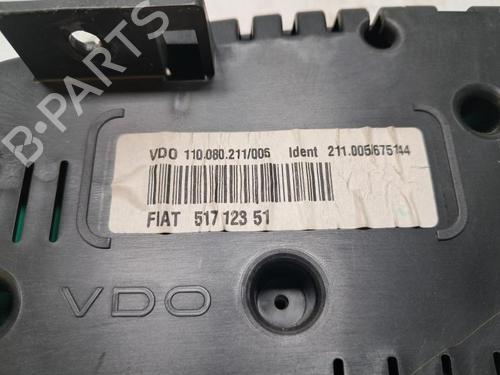 Instrument cluster LANCIA YPSILON (843_) 1.3 JTD (843.AXD11, 843.AXD1A) | BP31241119C47