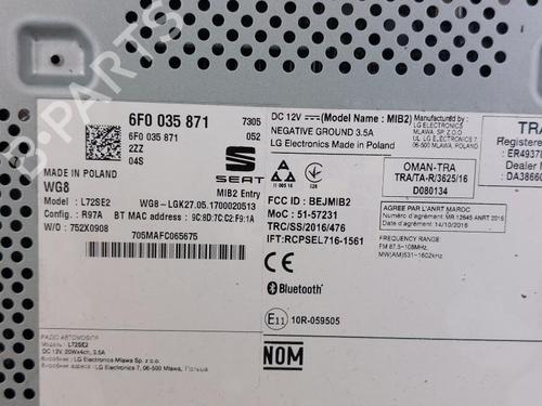 Radio SEAT IBIZA V (KJ1, KJG) 1.0 TSI | BP15174243E6 