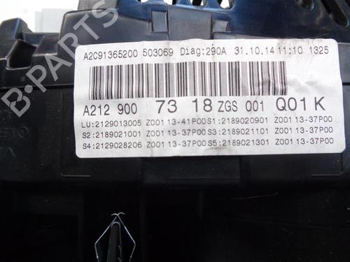 Instrument cluster MERCEDES-BENZ E-CLASS (W212) E 200 CDI / BlueTEC (212.005, 212.006) | BP15150834C47 