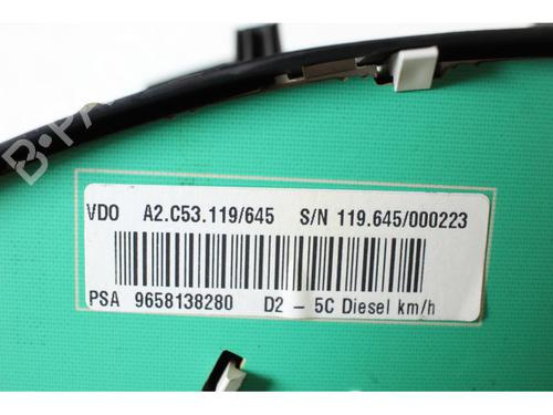 Instrument cluster PEUGEOT 407 (6D_) 1.6 HDi 110 (6D9HZC, 6D9HYC) | BP15146052C47 