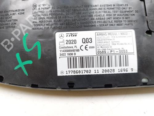 Left seat airbag MERCEDES-BENZ A-CLASS (W177) A 220 4-matic (177.045) | BP29238477C13 