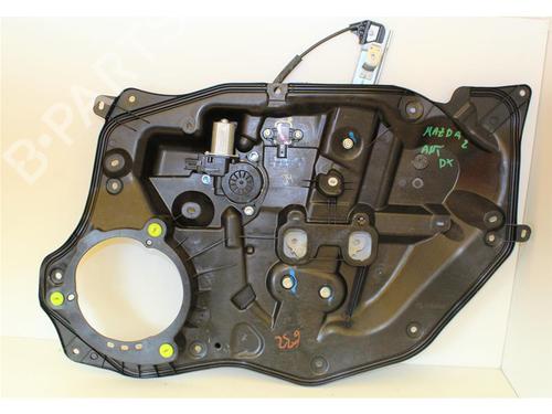 Used Front right window mechanism MAZDA 2 Hatchback (DL, DJ) 1.5 D (DJ5FS) (105 hp) 15144186
