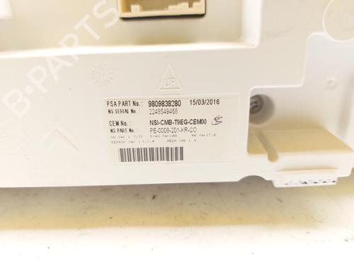 Instrument cluster PEUGEOT 308 II (LB_, LP_, LW_, LH_, L3_) 1.2 THP 110 | BP29238164C47 
