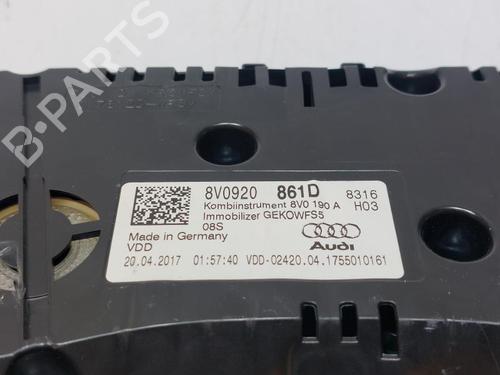 Instrument cluster AUDI A3 Limousine (8VS, 8VM) 1.6 TDI | BP30453923C47