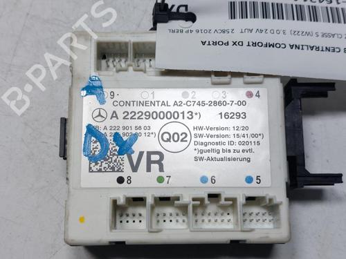 Electronic module MERCEDES-BENZ S-CLASS (W222, V222, X222) S 350 BlueTEC / d (222.132, 222.032, 222.123) | BP30454066M83