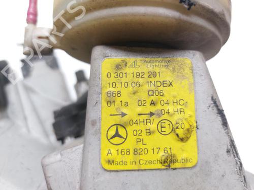 Left headlight MERCEDES-BENZ A-CLASS (W168) A 170 CDI (168.009, 168.109) | BP30478629C28 