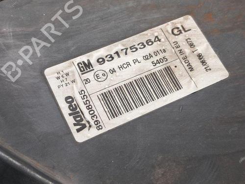 Left headlight OPEL MERIVA A MPV (X03) 1.7 CDTI (E75) | BP33422402C28 - Image 5