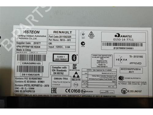 Radio RENAULT KADJAR (HA_, HL_) 1.2 TCe 130 (HLMR) | BP15141845E6 