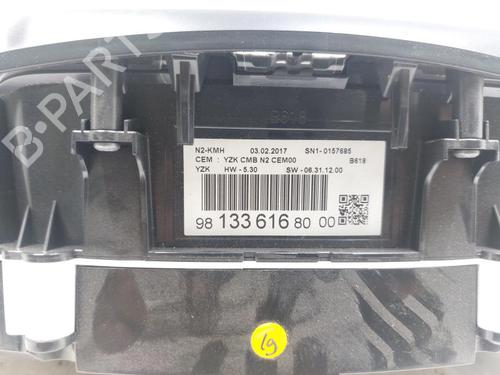 Instrument cluster CITROËN C3 III (SX) 1.2 THP 110 (SXHNPS, SXHNZT, SXHNZ6) | BP28689450C47 
