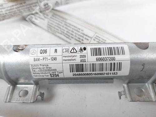 Right curtain airbag MERCEDES-BENZ C-CLASS T-Model (S204) C 220 CDI (204.208) | BP16129366C12 