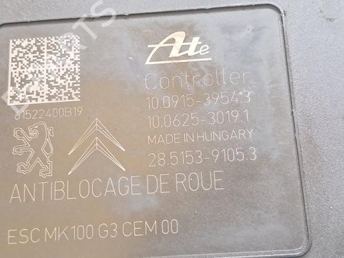 ABS pump PEUGEOT 2008 I (CU_) 1.6 HDi | BP36525311M43 - Image 6