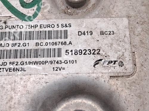 Engine control unit (ECU) FIAT PUNTO EVO (199_) 1.3 D Multijet (199AXC1A, 199BXC1A, 199AXT1A, 199BXT1A) | BP38635355M57  - Image 5