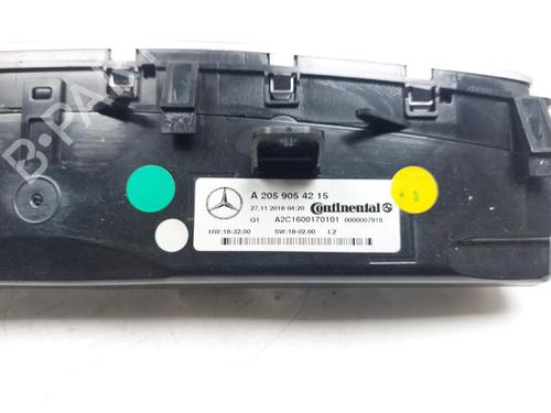 Climate control MERCEDES-BENZ GLC Coupe (C253) 250 d 4-matic (253.309) | BP24169150I5 