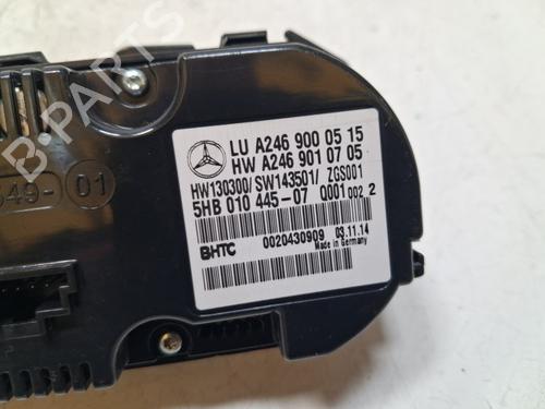 Climate control MERCEDES-BENZ A-CLASS (W176) A 180 (176.042) | BP39492224I5 - Image 5