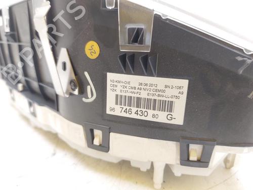 Instrument cluster PEUGEOT 208 I (CA_, CC_) 1.4 HDi | BP25023964C47 