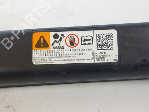 Right curtain airbag OPEL MOKKA / MOKKA X (J13) 1.6 (_76) | BP23451716C12