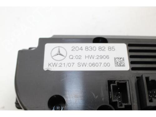 Climate control MERCEDES-BENZ C-CLASS (W204) C 220 CDI (204.008) | BP15146418I5 