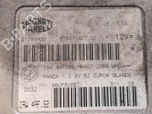 Engine control unit (ECU) FIAT PANDA (169_) 1.2 (169.AXB11, 169.AXB1A) | BP38042782M57  - Image 5