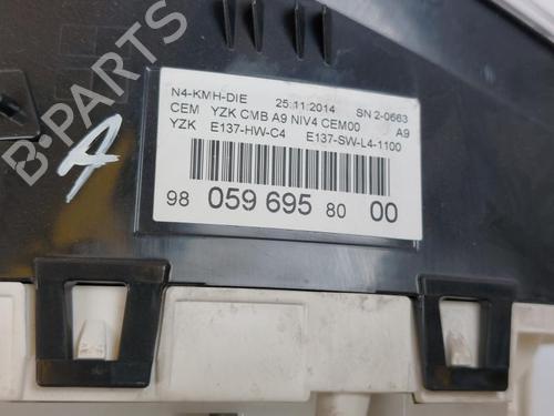 Instrument cluster PEUGEOT 2008 I (CU_) 1.6 HDi | BP15174759C47