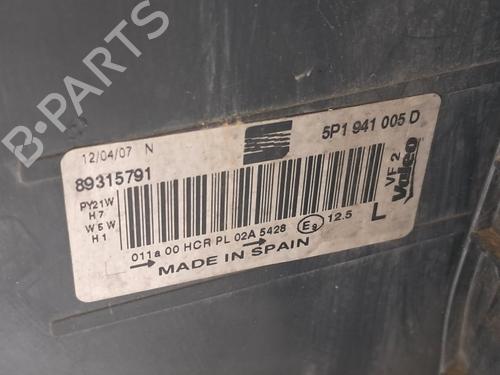Left headlight SEAT LEON (1P1) 1.9 TDI | BP38646113C28 - Image 5