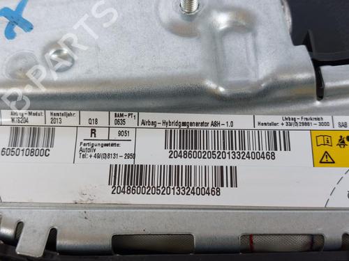 Right seat airbag MERCEDES-BENZ C-CLASS (W204) C 220 CDI 4-matic (204.084) | BP15158080C14 