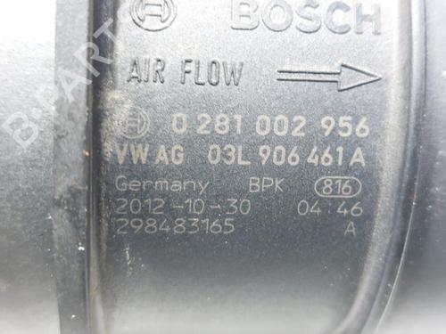 Mass air flow sensor SEAT LEON (5F1) 2.0 TDI | BP30454747M95  - Image 5