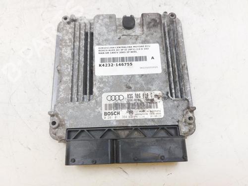 Used Engine control unit (ECU) AUDI A3 (8P1) 2.0 TDI 16V (140 hp) 27538153