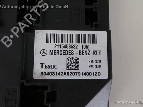 Used Control unit MERCEDES-BENZ E-CLASS (W211) E 200 CDI (211.007) (136 hp) 15363057