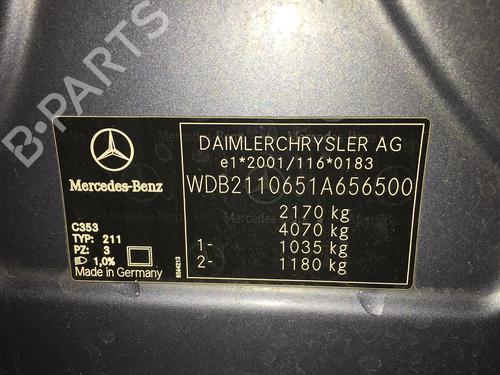 Right front door MERCEDES-BENZ E-CLASS (W211) E 320 (211.065) | BP18327718C3 